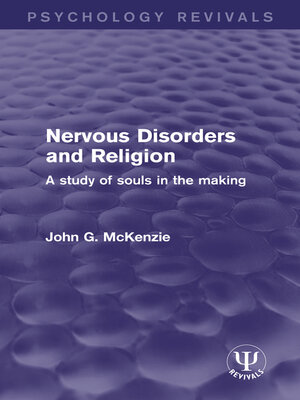 cover image of Nervous Disorders and Religion